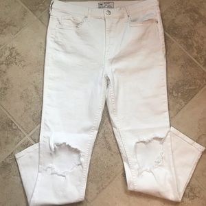 Free people denim white jeans